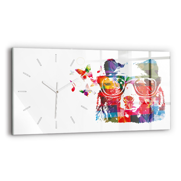 Horizontálne hodiny Medvedia hlava