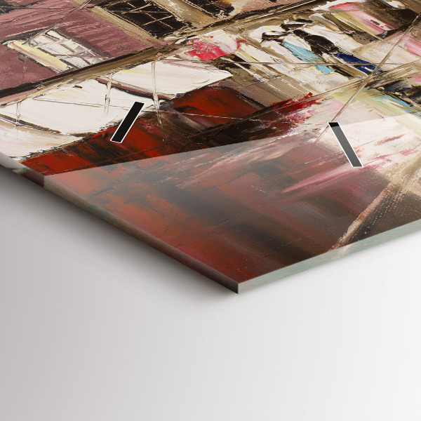 Horizontálne hodiny Mesto Paríž