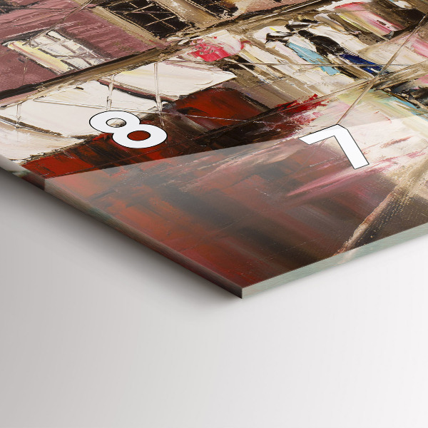 Horizontálne hodiny Mesto Paríž