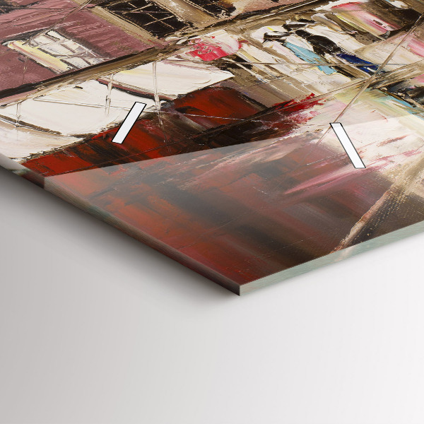 Horizontálne hodiny Mesto Paríž