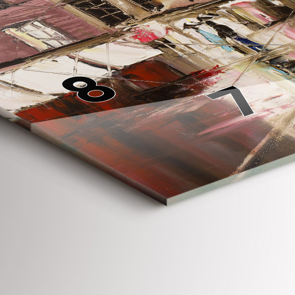 Horizontálne hodiny Mesto Paríž