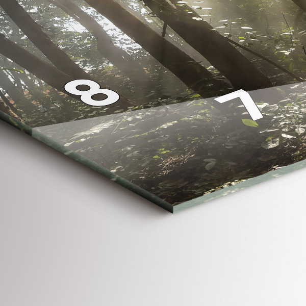 Horizontálne hodiny Slon v džungli