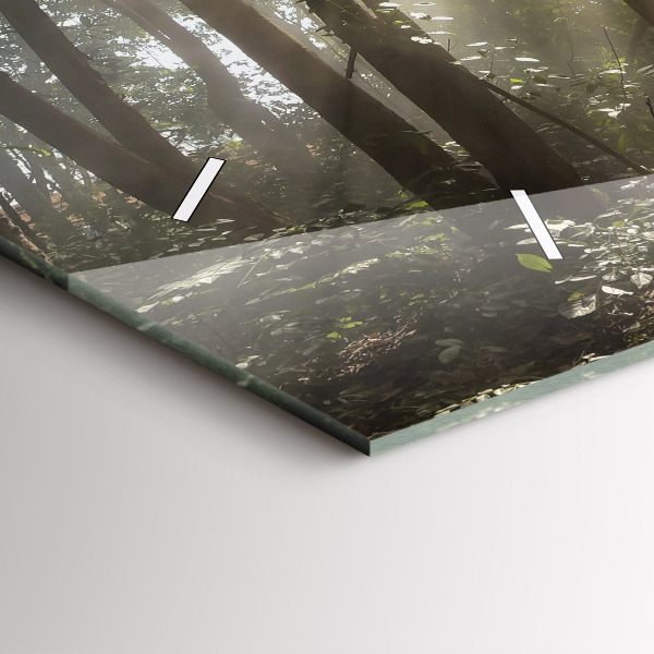 Horizontálne hodiny Slon v džungli