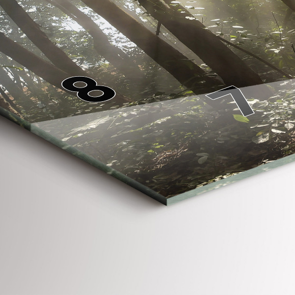 Horizontálne hodiny Slon v džungli