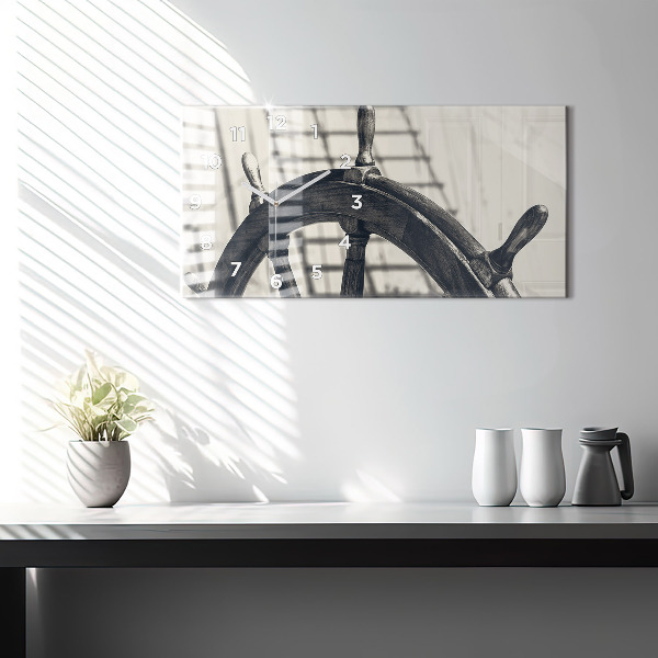 Horizontálne hodiny Staroveká loď