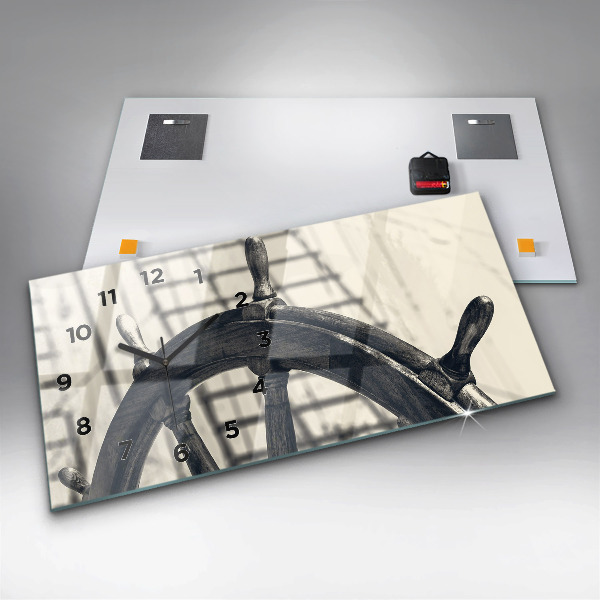 Horizontálne hodiny Staroveká loď