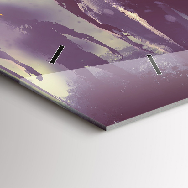 Horizontálne hodiny Zombie v noci - halloween