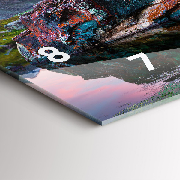 Horizontálne hodiny Jazero Stellisee Matterhorn