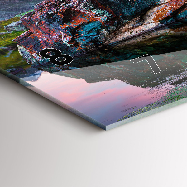 Horizontálne hodiny Jazero Stellisee Matterhorn