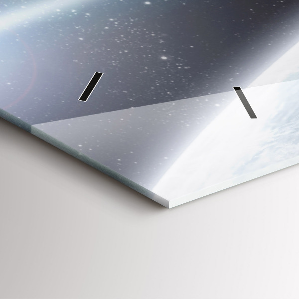 Horizontálne hodiny Vesmírne planéty