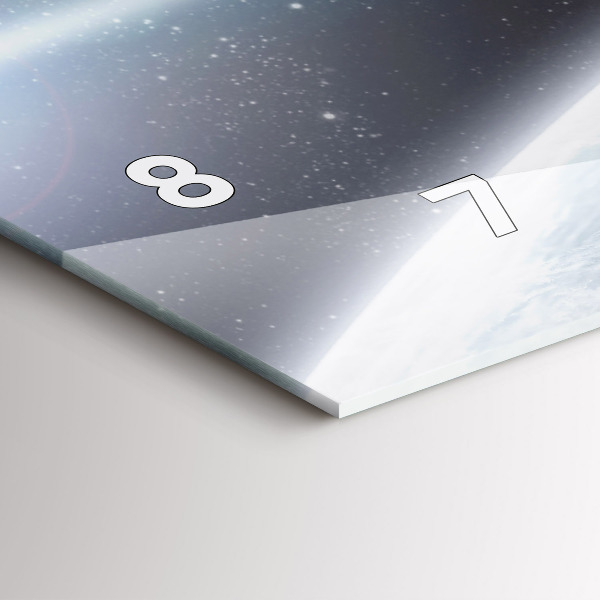 Horizontálne hodiny Vesmírne planéty