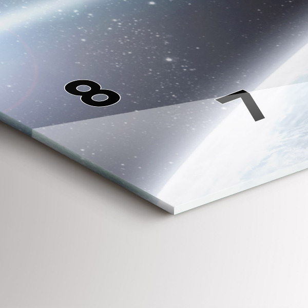 Horizontálne hodiny Vesmírne planéty