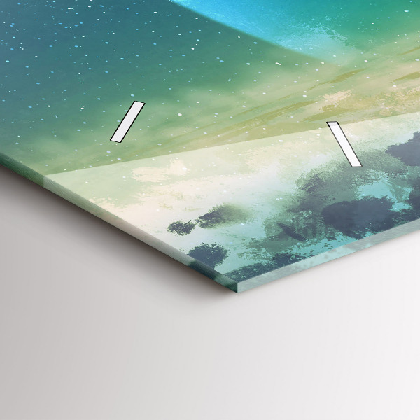 Horizontálne hodiny Muž na Mesiaci