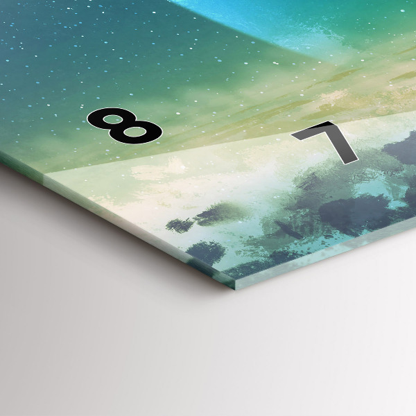 Horizontálne hodiny Muž na Mesiaci