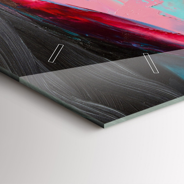 Horizontálne hodiny Farebná ženská tvár