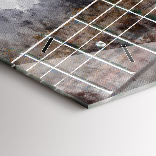 Horizontálne hodiny Gitara