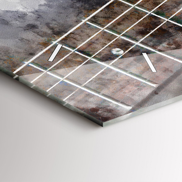 Horizontálne hodiny Gitara