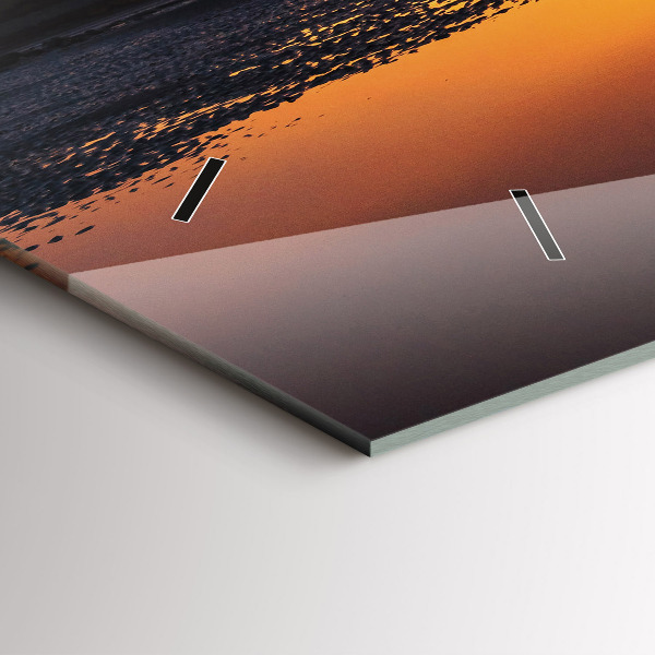 Horizontálne hodiny Bežec a západ slnka