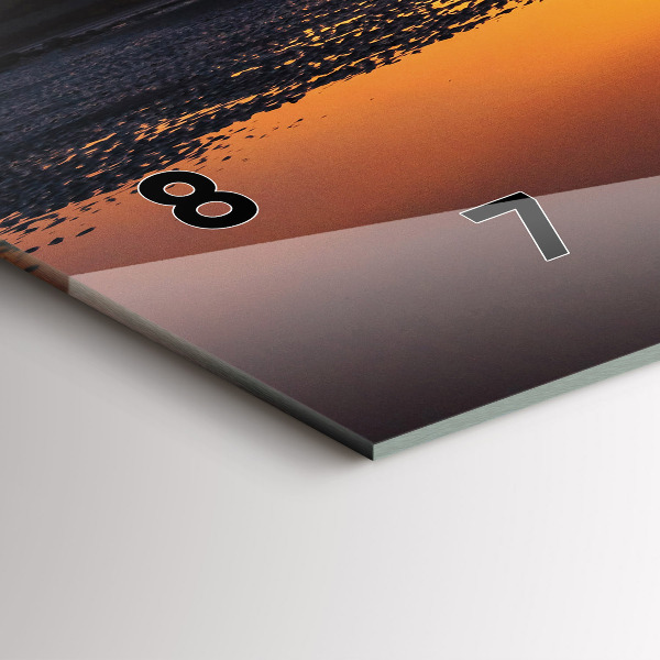 Horizontálne hodiny Bežec a západ slnka