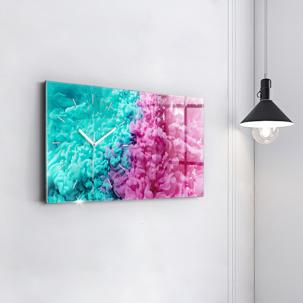 Horizontálne hodiny Moderné umenie – škvrny