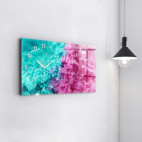 Horizontálne hodiny Moderné umenie – škvrny