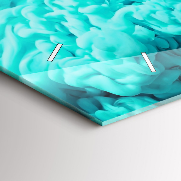 Horizontálne hodiny Moderné umenie – škvrny