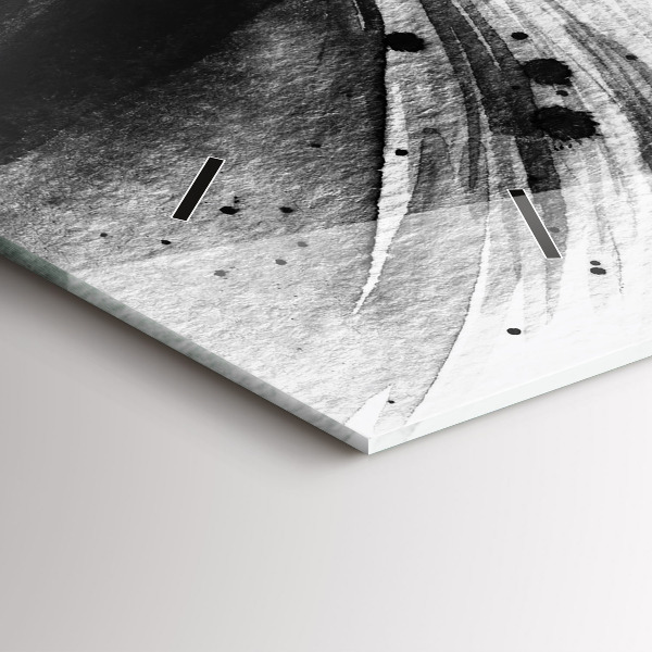 Horizontálne hodiny Žena v klobúku