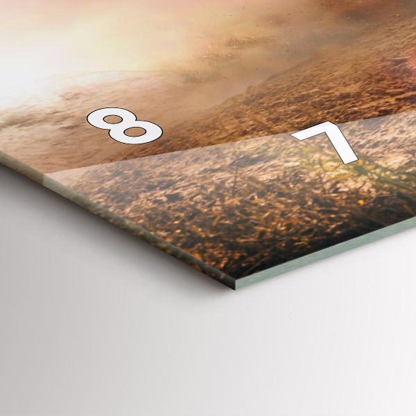 Horizontálne hodiny Muž na motorke