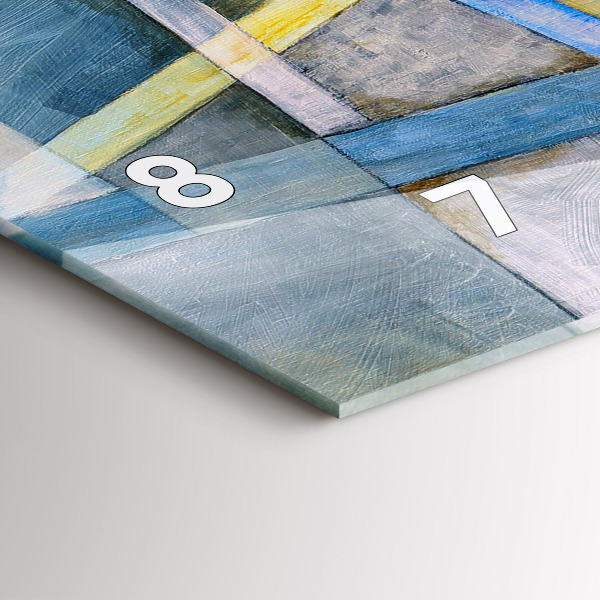 Horizontálne hodiny Impresionistická maľba