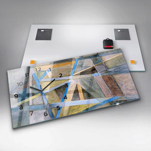 Horizontálne hodiny Impresionistická maľba