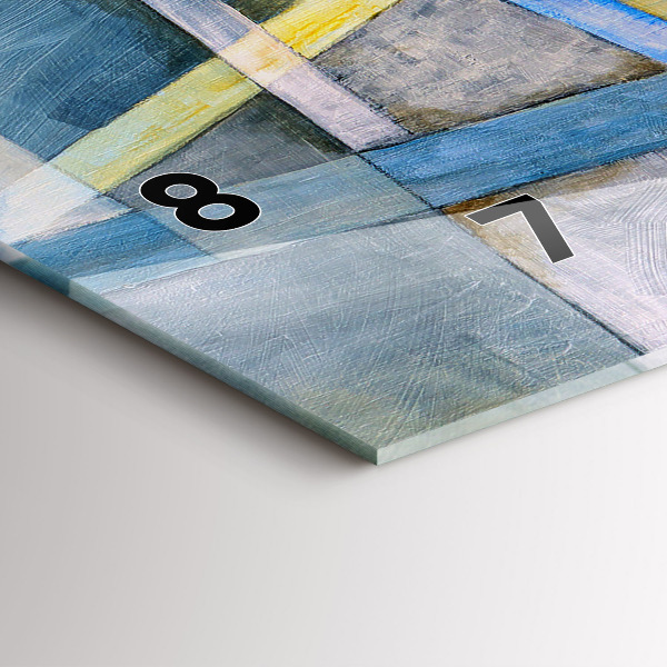 Horizontálne hodiny Impresionistická maľba