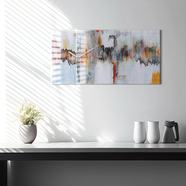 Horizontálne hodiny Abstrakcia