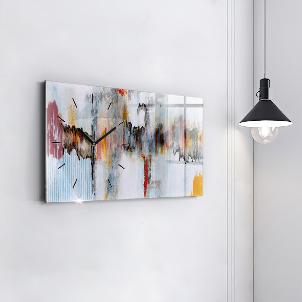 Horizontálne hodiny Abstrakcia