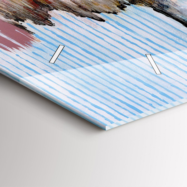 Horizontálne hodiny Abstrakcia