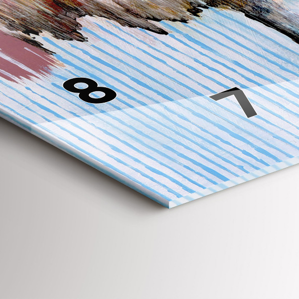 Horizontálne hodiny Abstrakcia