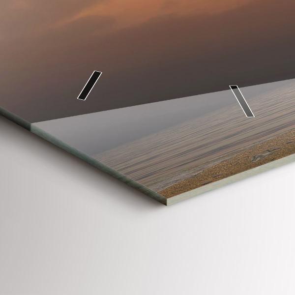 Horizontálne hodiny Zvieratá Západ slnka