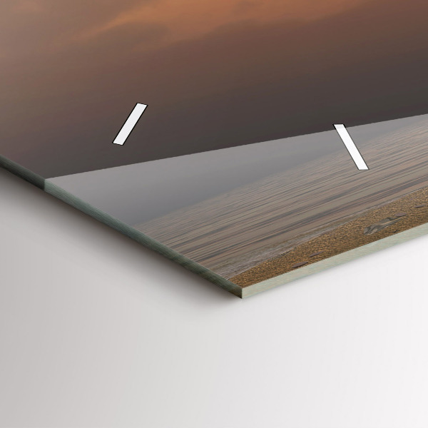 Horizontálne hodiny Zvieratá Západ slnka