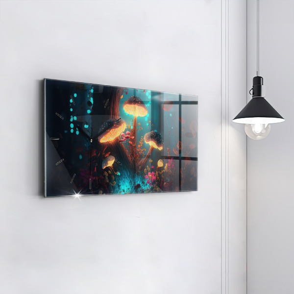 Horizontálne hodiny Lesné a magické huby