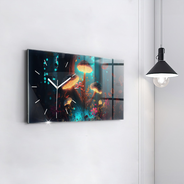 Horizontálne hodiny Lesné a magické huby