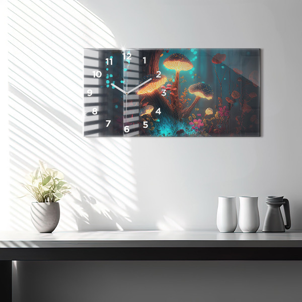 Horizontálne hodiny Lesné a magické huby