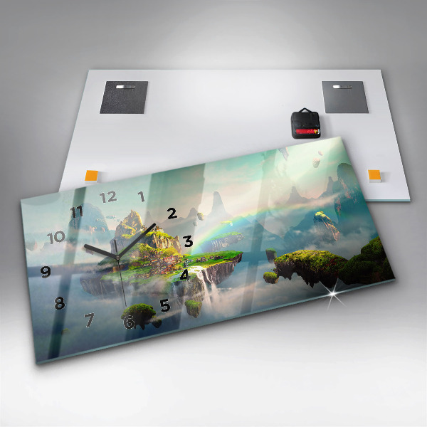 Horizontálne hodiny Fantazijné scény v čínskom štýle