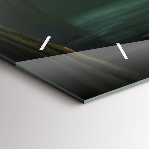 Horizontálne hodiny Muž a monštrum v močiari