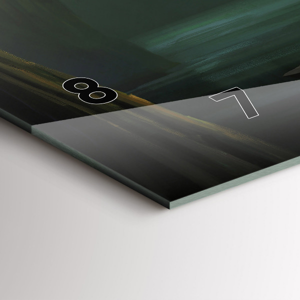 Horizontálne hodiny Muž a monštrum v močiari