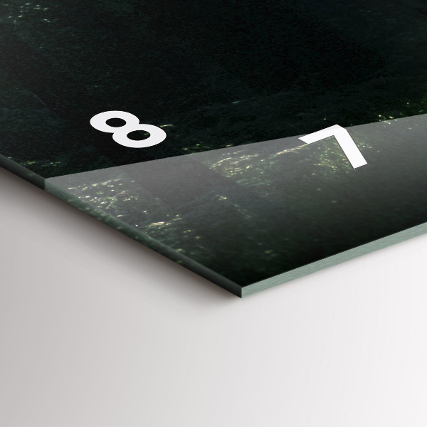 Horizontálne hodiny Lesná cesta a pruhy slnečného svetla