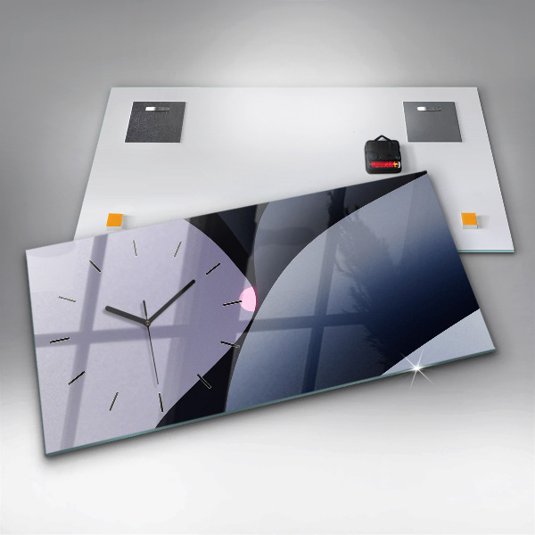 Horizontálne hodiny Abstrakcia slnka