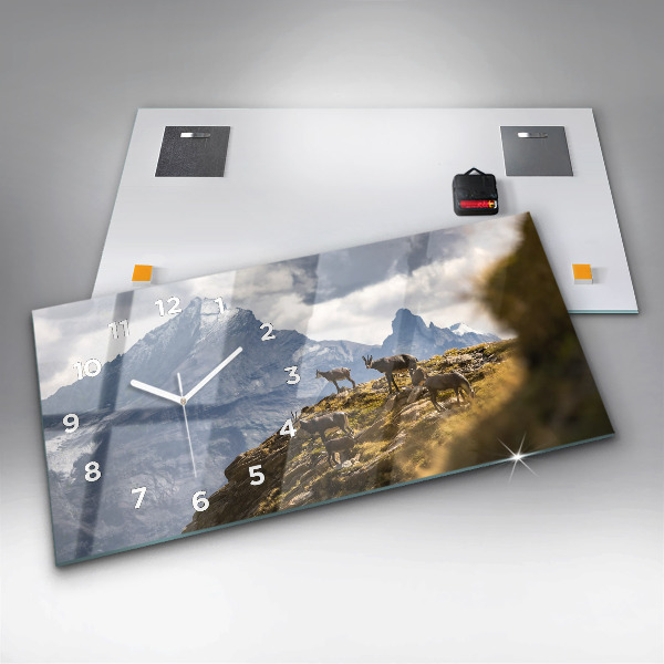 Horizontálne hodiny Koza v údolí Aosta