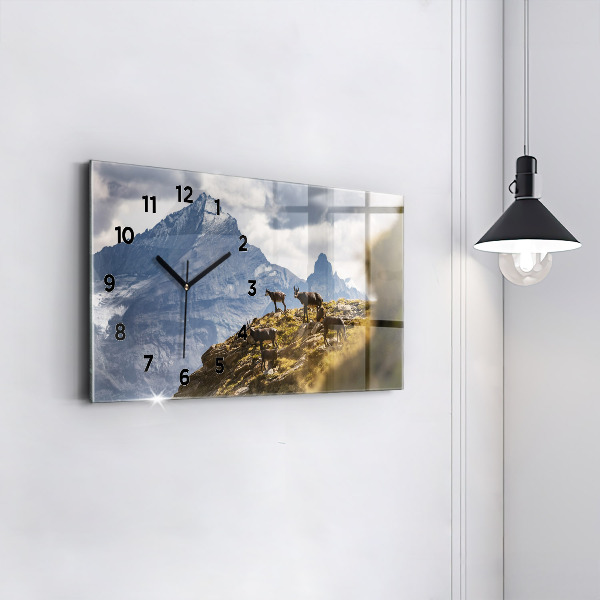 Horizontálne hodiny Koza v údolí Aosta
