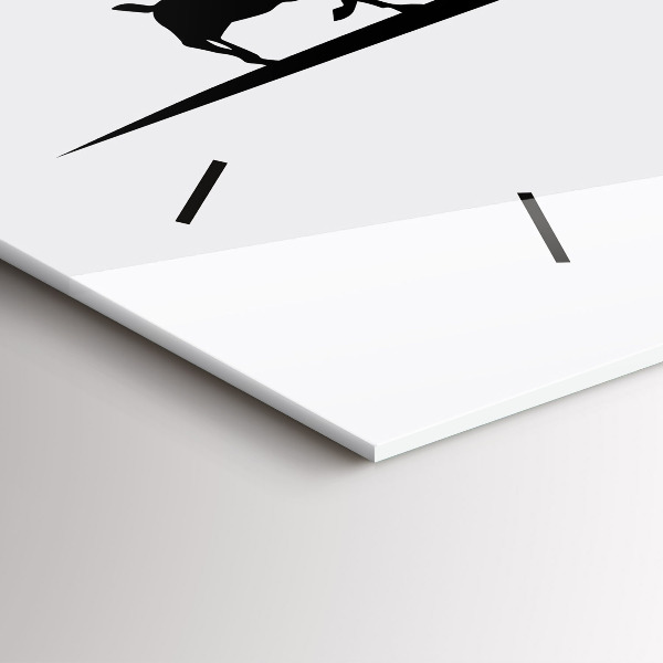 Horizontálne hodiny Panoramatická grafika Poznaň