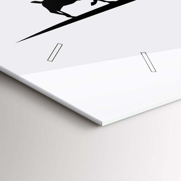 Horizontálne hodiny Panoramatická grafika Poznaň