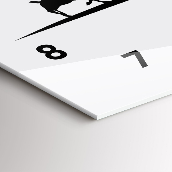 Horizontálne hodiny Panoramatická grafika Poznaň